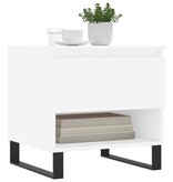 VidaXL Salontafels 2 st 50x46x50 cm bewerkt hout wit