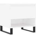 VidaXL Salontafels 2 st 50x46x50 cm bewerkt hout wit