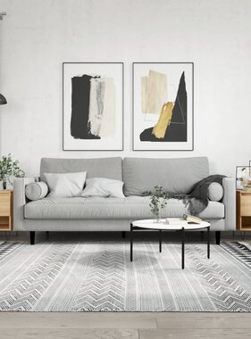 VidaXL Salontafels 2 st 50x46x50 cm bewerkt hout sonoma eikenkleurig