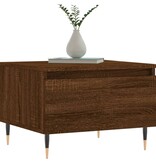 VidaXL Salontafels 2 st 50x46x35 cm bewerkt hout bruineikenkleurig