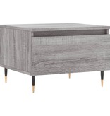 VidaXL Salontafels 2 st 50x46x35 cm bewerkt hout grijs sonoma eiken