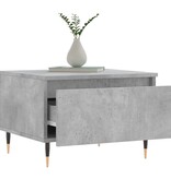 VidaXL Salontafels 2 st 50x46x35 cm bewerkt hout betongrijs