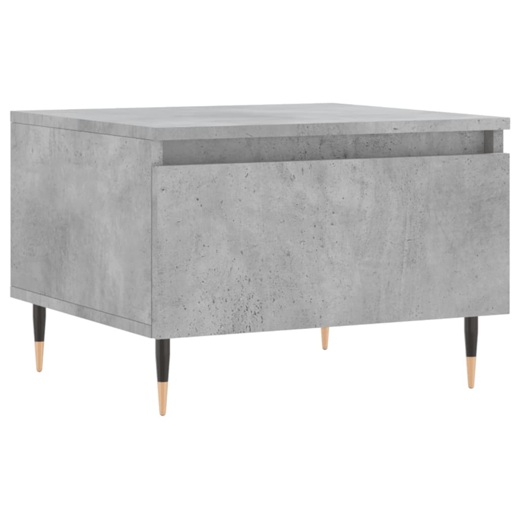 VidaXL Salontafels 2 st 50x46x35 cm bewerkt hout betongrijs