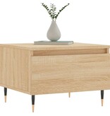 VidaXL Salontafels 2 st 50x46x35 cm bewerkt hout sonoma eikenkleurig
