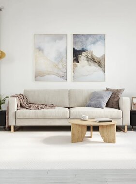 VidaXL Salontafels 2 st 50x46x35 cm bewerkt hout zwart