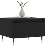VidaXL Salontafels 2 st 50x46x35 cm bewerkt hout zwart