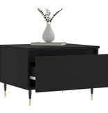 VidaXL Salontafels 2 st 50x46x35 cm bewerkt hout zwart