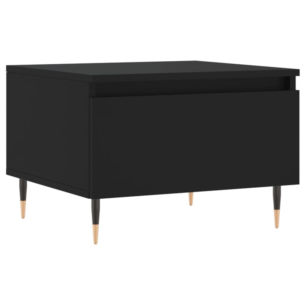 VidaXL Salontafels 2 st 50x46x35 cm bewerkt hout zwart