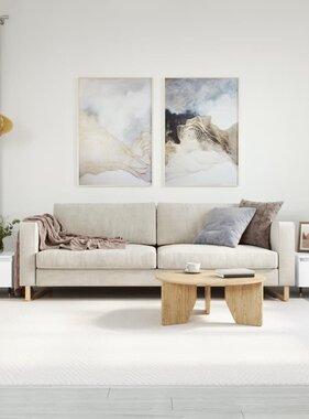 VidaXL Salontafels 2 st 50x46x35 cm bewerkt hout wit