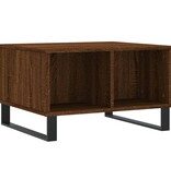 VidaXL Salontafel 60x50x36,5 cm bewerkt hout bruineikenkleurig