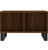 VidaXL Salontafel 60x50x36,5 cm bewerkt hout bruineikenkleurig