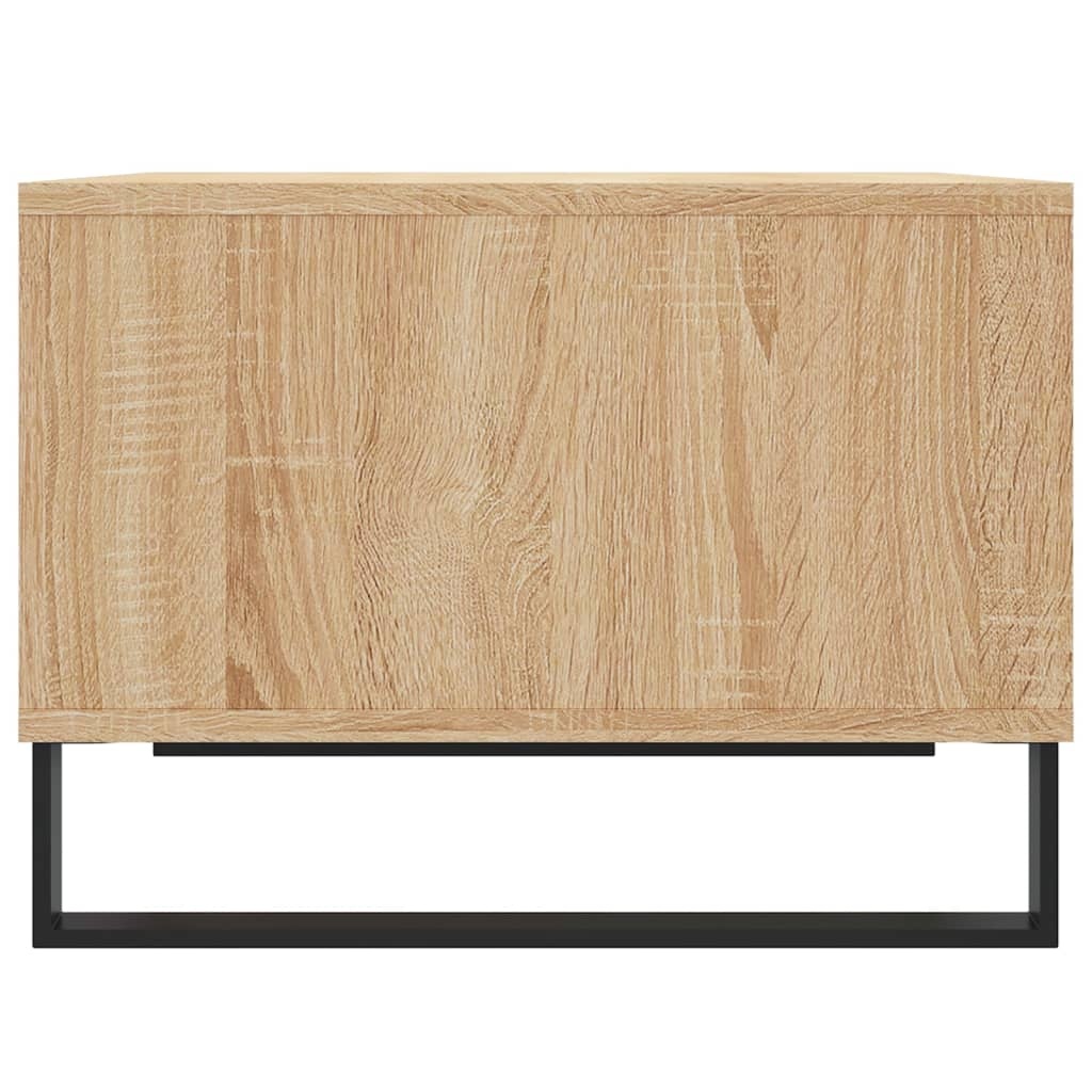 vidaXL Salontafel 60x50x36,5 cm bewerkt hout sonoma eikenkleurig