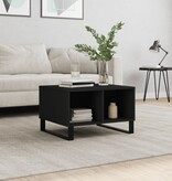 VidaXL Salontafel 60x50x36,5 cm bewerkt hout zwart