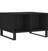 VidaXL Salontafel 60x50x36,5 cm bewerkt hout zwart