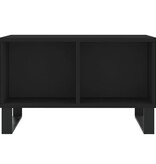 vidaXL Salontafel 60x50x36,5 cm bewerkt hout zwart