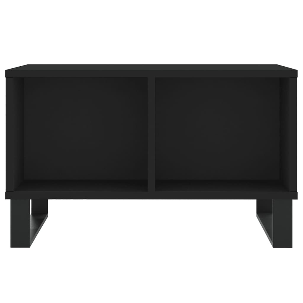 VidaXL Salontafel 60x50x36,5 cm bewerkt hout zwart