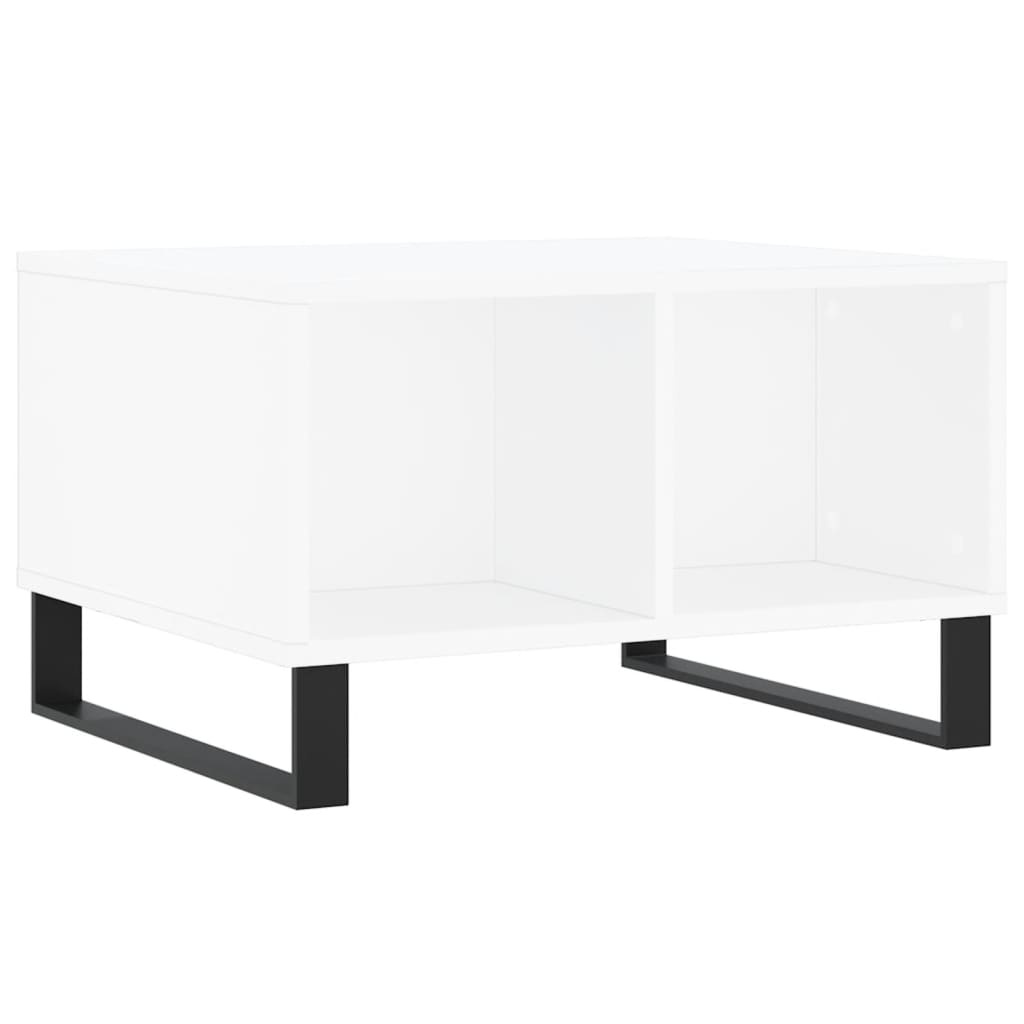 VidaXL Salontafel 60x50x36,5 cm bewerkt hout wit