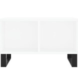 VidaXL Salontafel 60x50x36,5 cm bewerkt hout wit