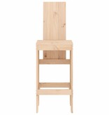 VidaXL Barkrukken 2 st 40x42x120 cm massief grenenhout