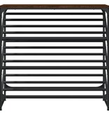 VidaXL Schoenenrek 90x30x85 cm bewerkt hout bruineikenkleurig