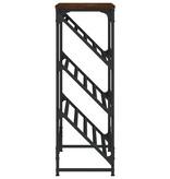 VidaXL Schoenenrek 90x30x85 cm bewerkt hout bruineikenkleurig