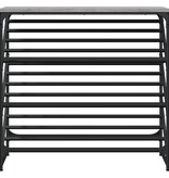 VidaXL Schoenenrek 90x30x85 cm bewerkt hout grijs sonoma