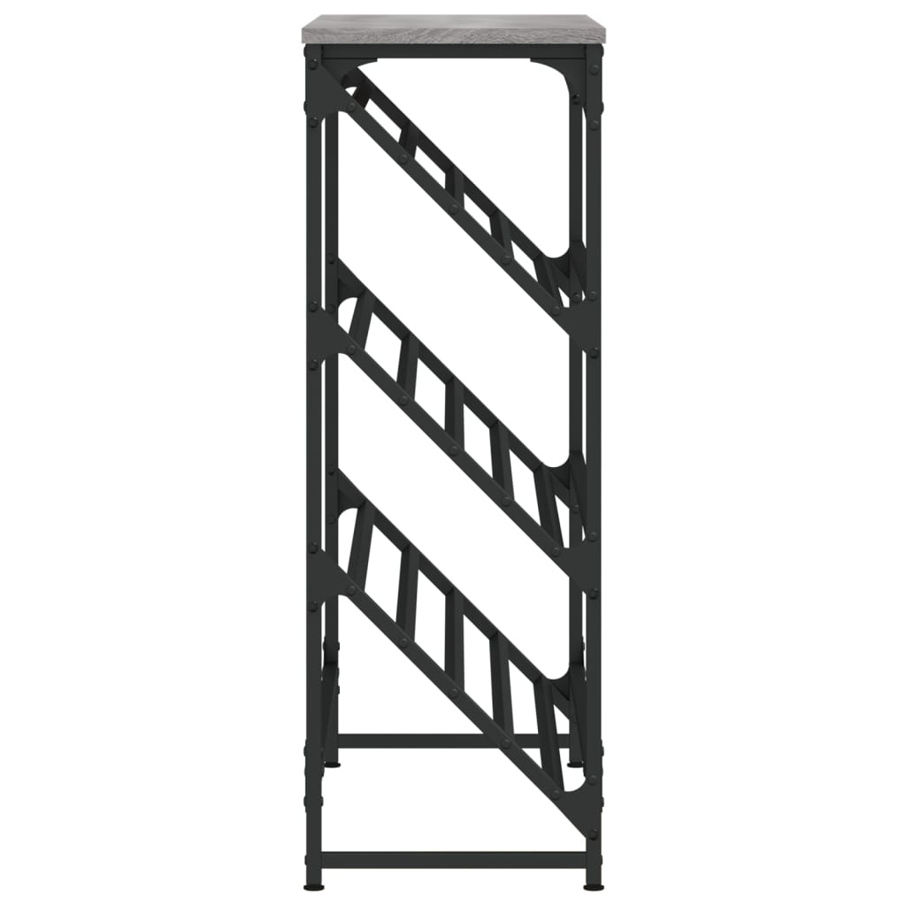 VidaXL Schoenenrek 90x30x85 cm bewerkt hout grijs sonoma