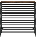 VidaXL Schoenenrek 90x30x85 cm bewerkt hout gerookt eikenkleurig