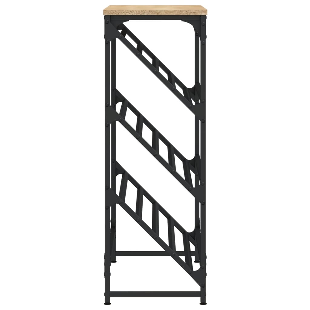 VidaXL Schoenenrek 90x30x85 cm bewerkt hout sonoma eikenkleurig