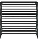 VidaXL Schoenenrek 90x30x85 cm bewerkt hout zwart