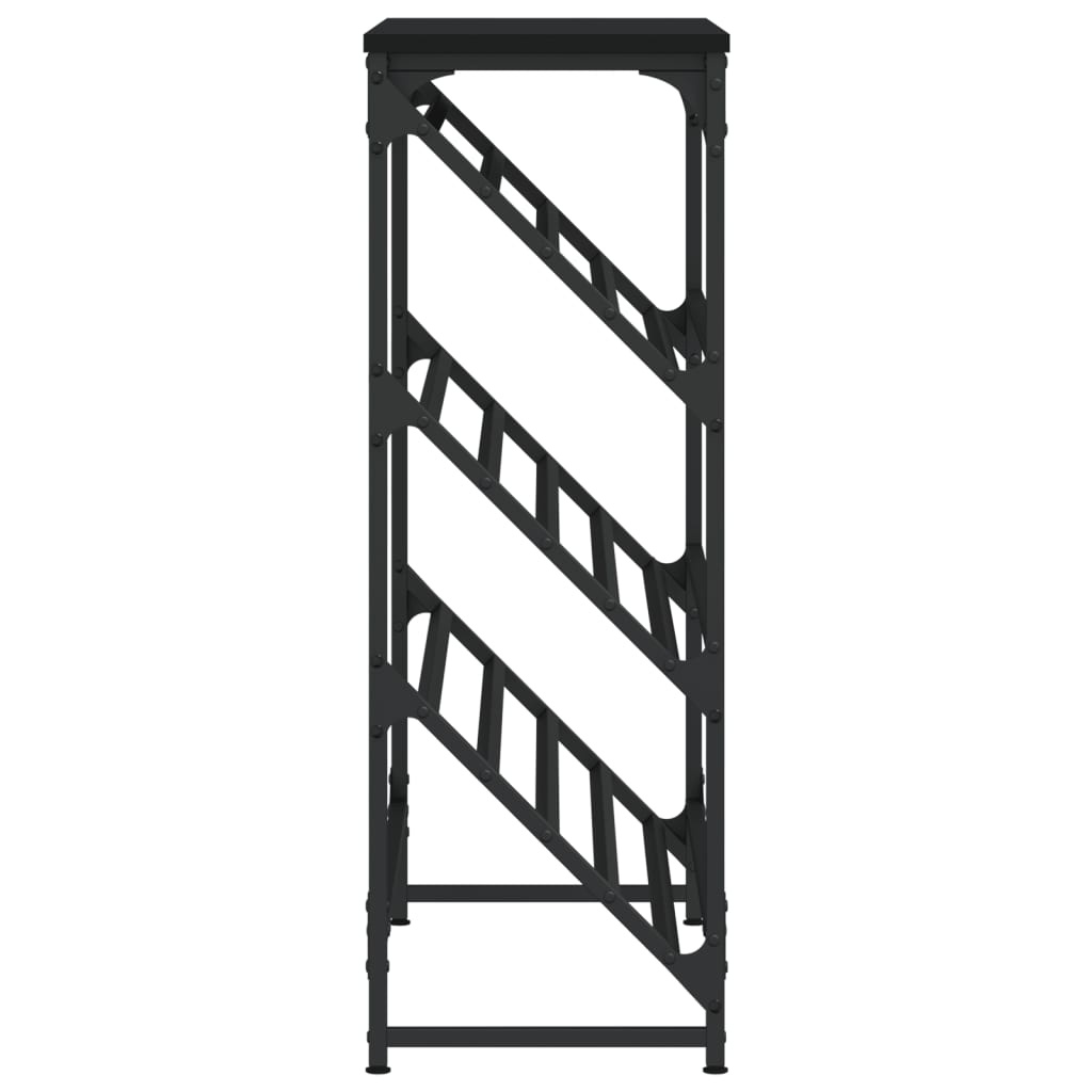 VidaXL Schoenenrek 90x30x85 cm bewerkt hout zwart