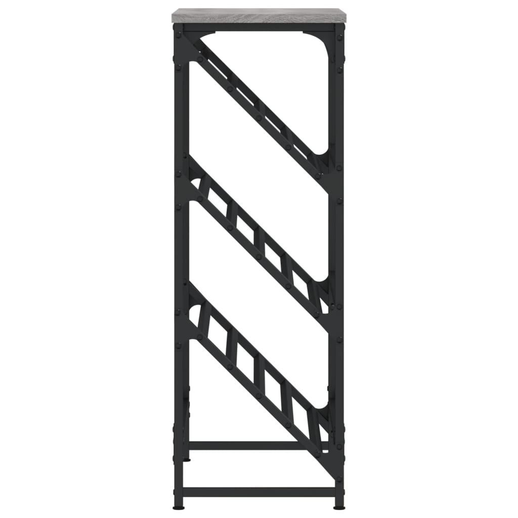 VidaXL Schoenenrek 60x30x85 cm bewerkt hout grijs sonoma