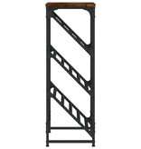 VidaXL Schoenenrek 60x30x85 cm bewerkt hout gerookt eikenkleurig