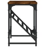 VidaXL Schoenenrek 90x30x45 cm bewerkt hout gerookt eikenkleurig