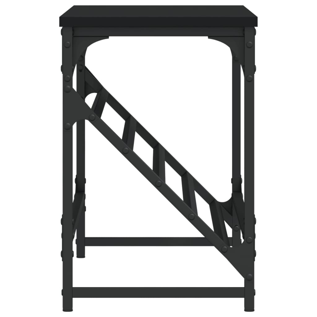 VidaXL Schoenenrek 90x30x45 cm bewerkt hout zwart