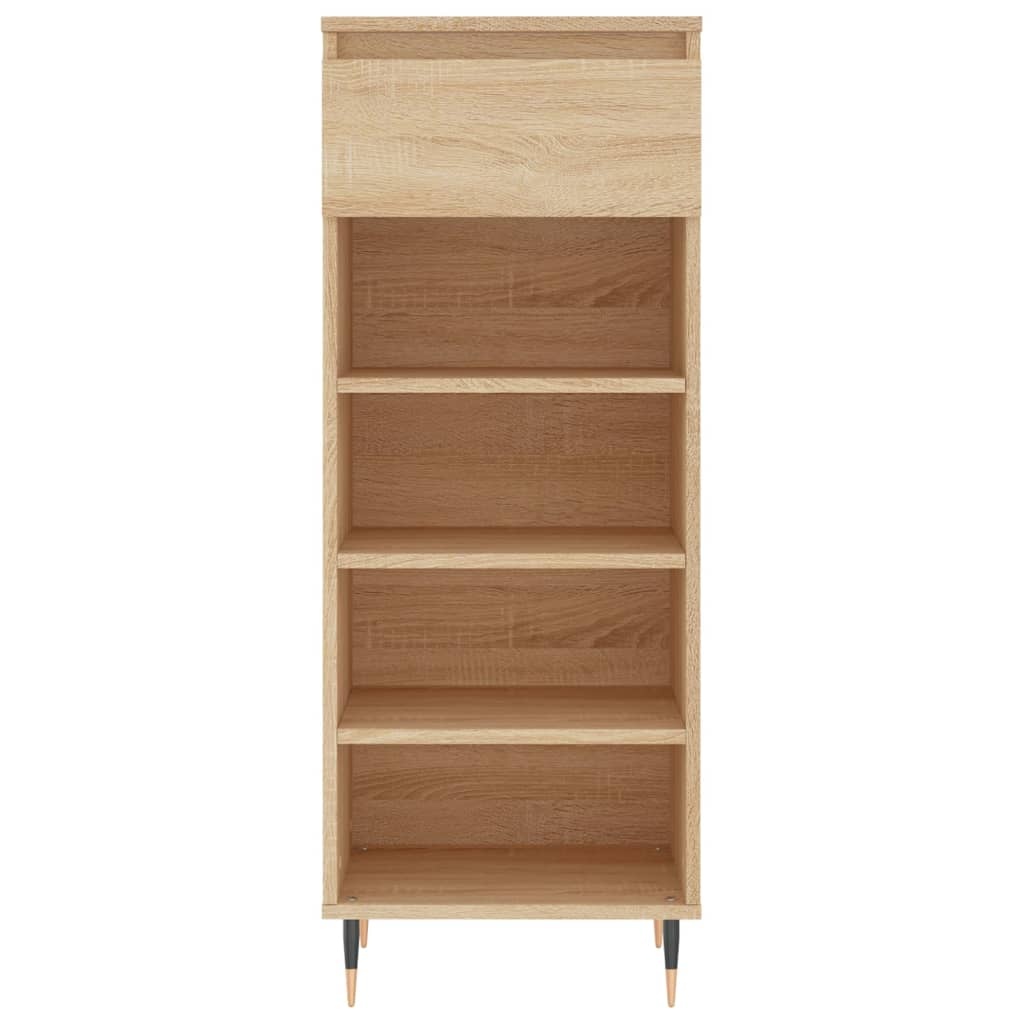 vidaXL Schoenenkast 40x36x105 cm bewerkt hout sonoma eikenkleurig