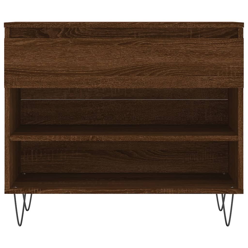 VidaXL Schoenenkast 70x36x60 cm bewerkt hout bruineikenkleurig