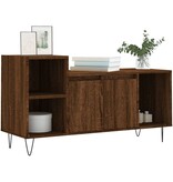 VidaXL Tv-meubel 100x35x55 cm bewerkt hout bruineikenkleurig