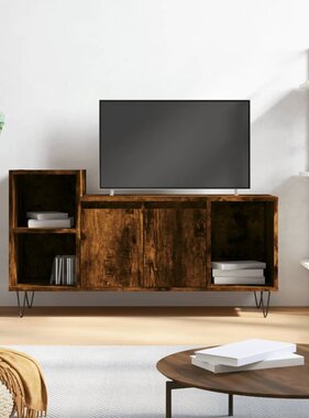 VidaXL Tv-meubel 100x35x55 cm bewerkt hout gerookt eikenkleurig