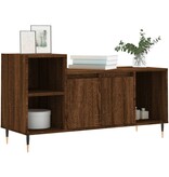 VidaXL Tv-meubel 100x35x55 cm bewerkt hout bruineikenkleurig