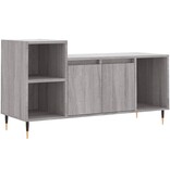 VidaXL Tv-meubel 100x35x55 cm bewerkt hout grijs sonoma eikenkleurig