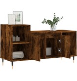 VidaXL Tv-meubel 100x35x55 cm bewerkt hout gerookt eikenkleurig