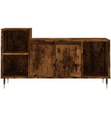 VidaXL Tv-meubel 100x35x55 cm bewerkt hout gerookt eikenkleurig