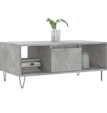 VidaXL Salontafel 90x50x36,5 cm bewerkt hout betongrijs