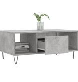 VidaXL Salontafel 90x50x36,5 cm bewerkt hout betongrijs
