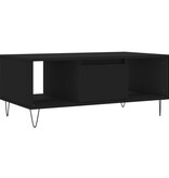 VidaXL Salontafel 90x50x36,5 cm bewerkt hout zwart