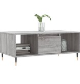 VidaXL Salontafel 90x50x36,5 cm bewerkt hout grijs sonoma