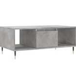 VidaXL Salontafel 90x50x36,5 cm bewerkt hout betongrijs