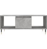 VidaXL Salontafel 90x50x36,5 cm bewerkt hout betongrijs