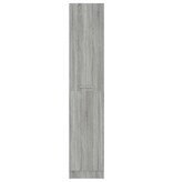 vidaXL Apothekerskast 30x42,5x150 cm bewerkt hout grijs sonoma eiken